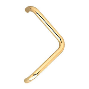 poignée de tirage de porte / en inox / en laiton / contemporaine