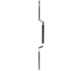 poignée de tirage de porte / en inox / en aluminium anodisé / contemporaine