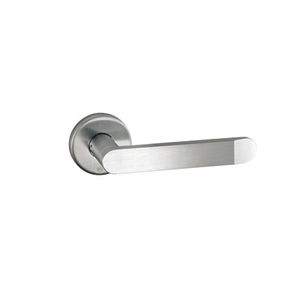 poignée pour porte / en inox / contemporaine / aspect satiné