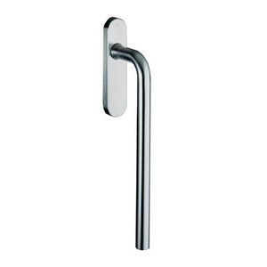 poignée de fenêtre / en inox / contemporaine / aspect satiné