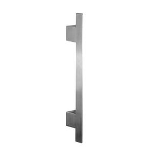 poignée de tirage de porte / en inox / contemporaine / aspect satiné