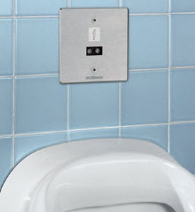chasse d'eau à capteur
