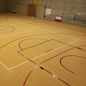sol sportif caoutchouc synthétique