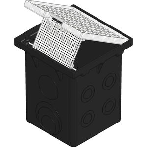 boîtier électrique au sol
