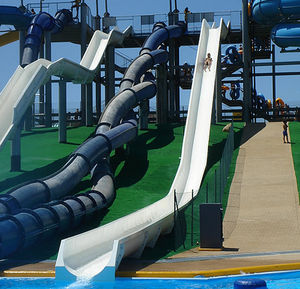 toboggan tournant