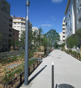 colonne lumineuse contemporaine