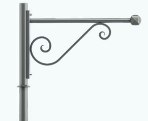 console pour lampadaire urbain en acier 1