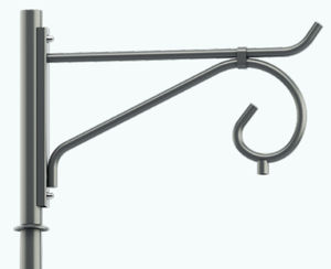 console pour lampadaire urbain en acier 1