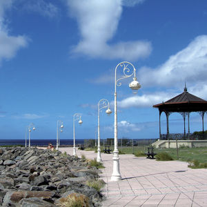 lampadaire urbain / classique / en cuivre / en laiton