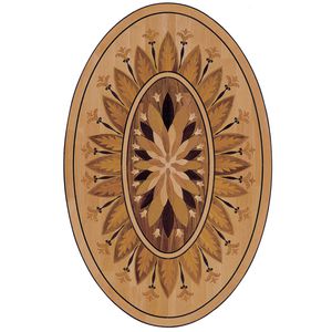 médaillon de parquet en bois massif 1