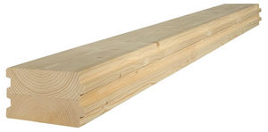 dalle de plancher en bois lamellé-collé