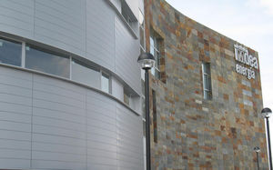 façade d'aluminium