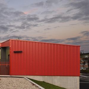 façade d'aluminium