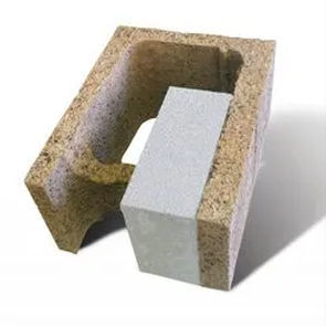 bloc de coffrage en béton de bois 1