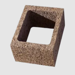 bloc de coffrage en béton de bois 1