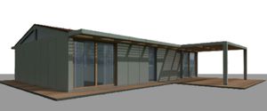 maison préfabriquée / contemporaine / à ossature bois / en bois