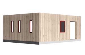 maison préfabriquée / contemporaine / écologique / à 2 étages