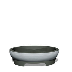 jardinière en acier inoxydable