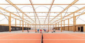structure tendue sur ossature en bois 1