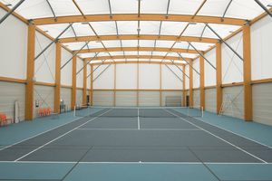structure tendue sur ossature en bois 1
