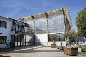 structure tendue sur ossature en bois 1