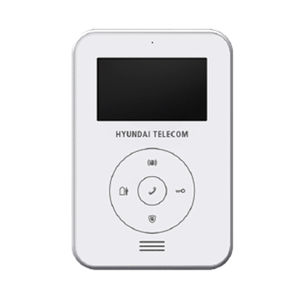 visiophone mains libres / à écran couleur / blanc