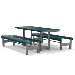 ensemble table et bancs contemporain