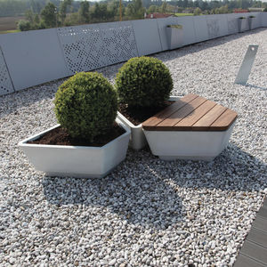 jardinière en béton à haute performance