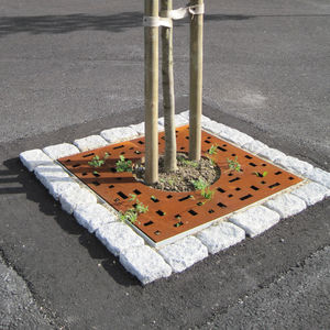 grille d'arbre carrée