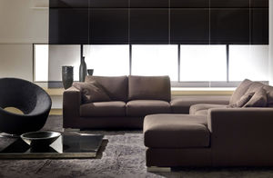 canapé d'angle / contemporain / en fibre de polyester / 3 places