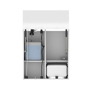 armoire de toilette à miroir avec distributeur de savon
