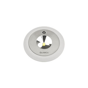 éclairage de secours encastré / rond / à LED / en polycarbonate