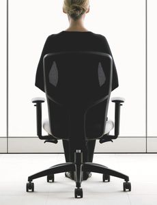 fauteuil de bureau contemporain / en résille / à roulettes / inclinable