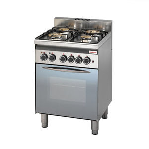 cuisinière à gaz / professionnelle / en fonte