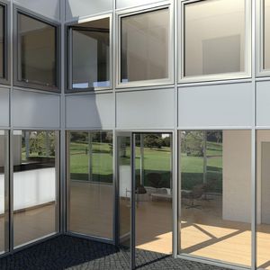 système de façade en verre 1