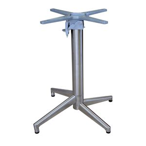 pied de table en acier inoxydable