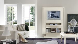 ensemble TV mural contemporain