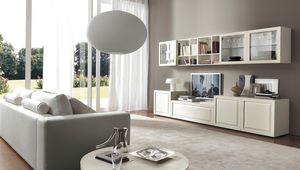 ensemble TV mural classique