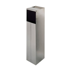 cendrier sur pied / en acier inoxydable / en aluminium / pour espace public