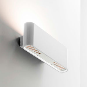 applique murale contemporaine / en aluminium peint / en polycarbonate / à LED