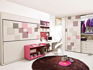 bureau en bois / contemporain / avec étagère / pour enfant