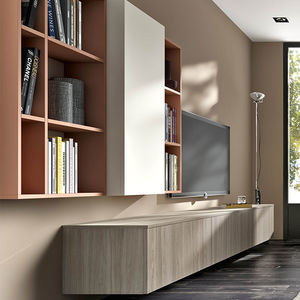 ensemble TV mural contemporain 1