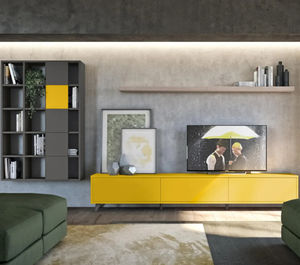 ensemble TV mural contemporain 1