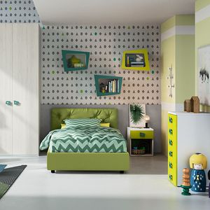 chambre d'enfant verte 1