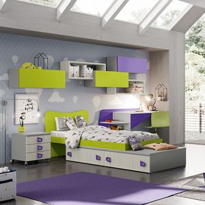 chambre d'enfant verte 1