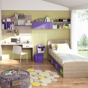 chambre d'enfant violette 1