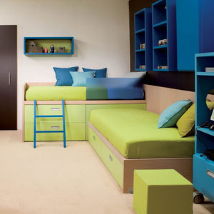 chambre d'enfant bleue