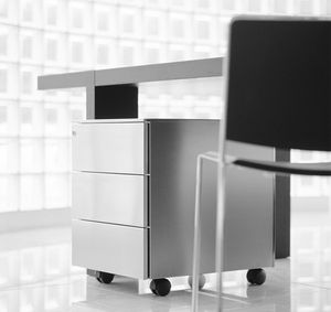 caisson de bureau en inox