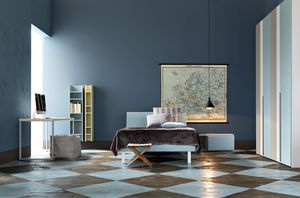 chambre d'enfant bleue