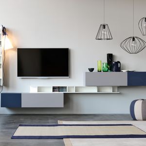 ensemble TV mural contemporain 1